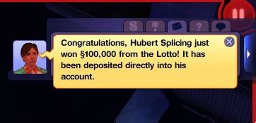 sims 3 lottery ticket|It happen! My Sim won the lottery!!!!!! : r/Sims3 .